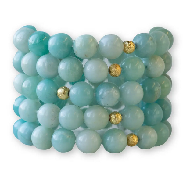 Gemstone Bracelets-Amazonite | 10mm | Crystals & Stones