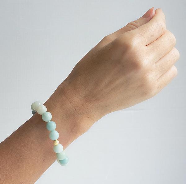 Gemstone Bracelets-Amazonite | 10mm | Crystals & Stones