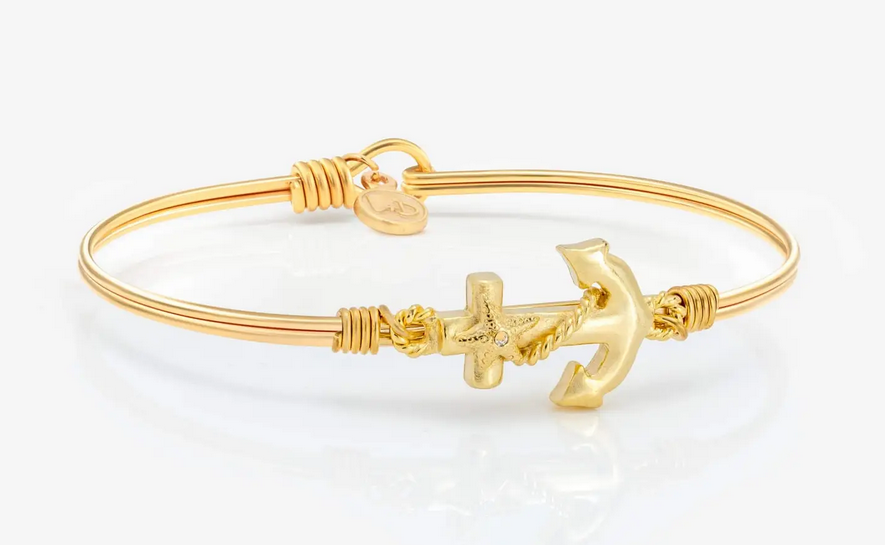 Luca + Danni Anchor Bangle Bracelet