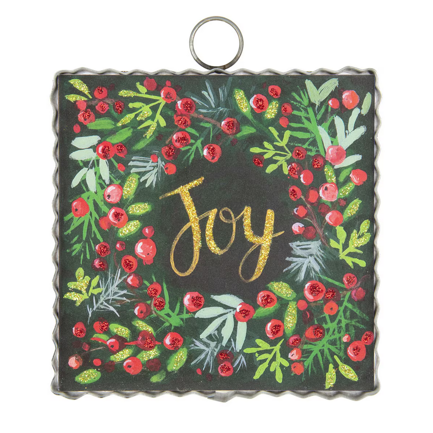 RTC Mini "Joy" Wreath Print