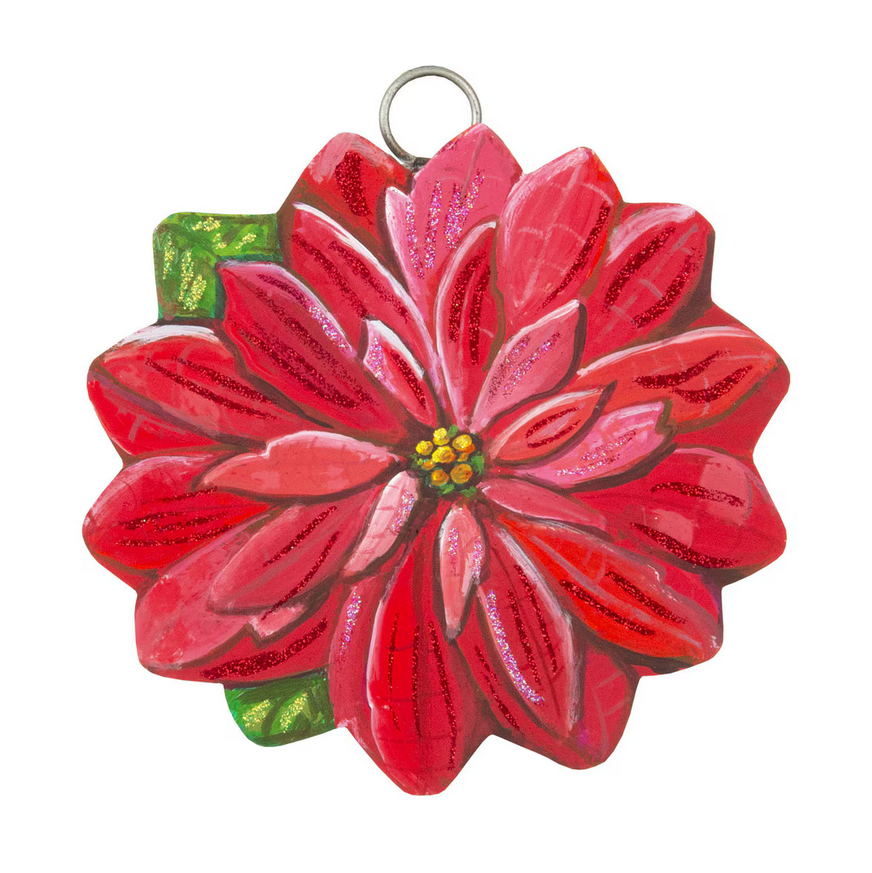 RTC Mini Poinsettia Charm