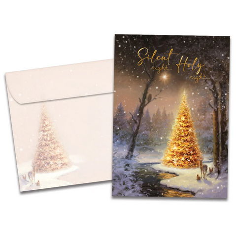 Calm and Bright Christmas Card