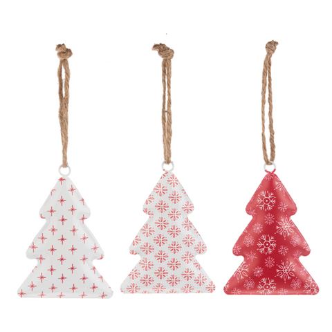 Snowflake Pattern Tree Ornament