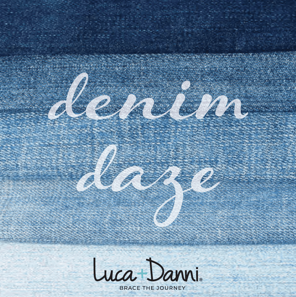 Luca + Danni Splash of Denim Beaded Bangle