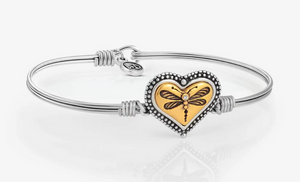 Dragonfly Remembrance Bangle Bracelet