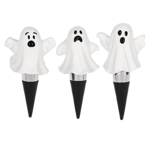 Hey Boo! Wiggle Ghost Wine Toppers