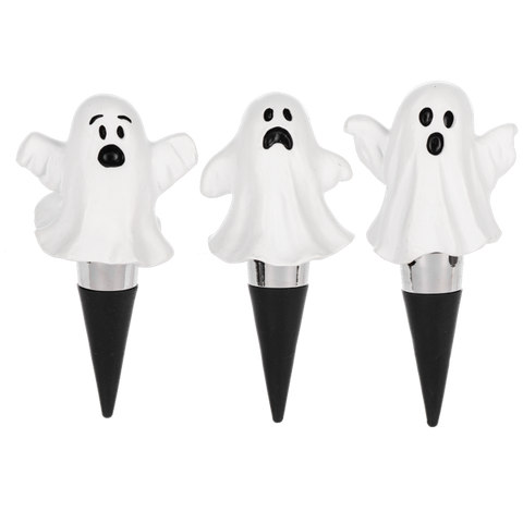 Hey Boo! Wiggle Ghost Wine Toppers