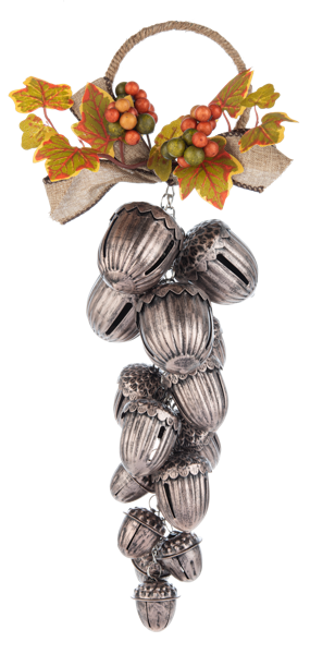 Shimmers of Fall - Acorn Bell Ornament