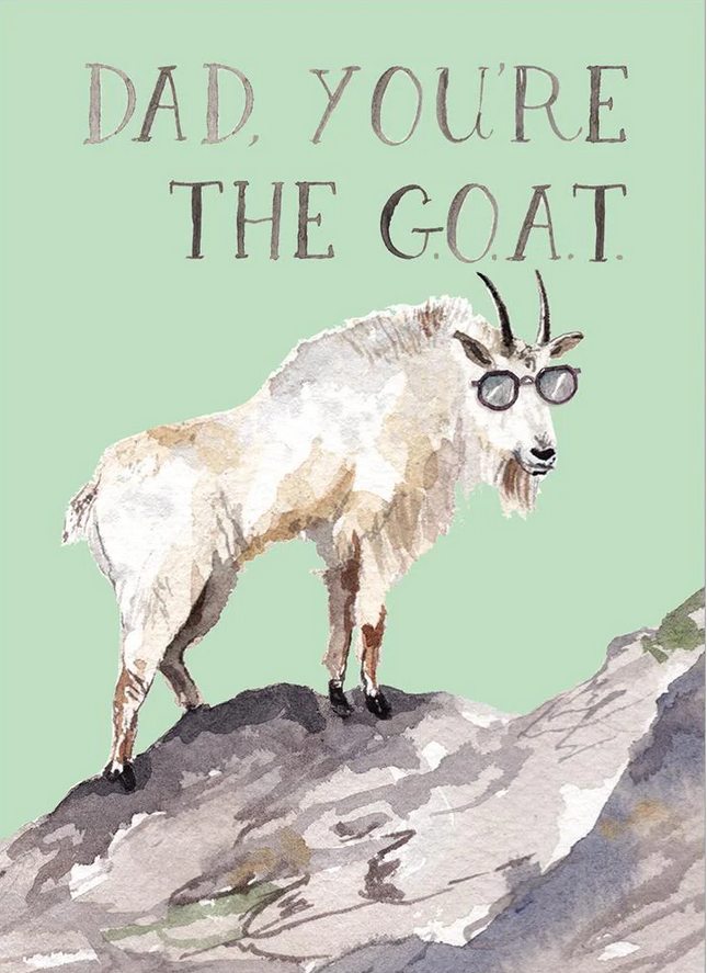 GOAT Dad Father's Day Card