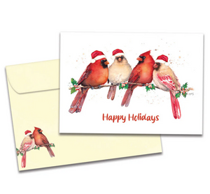 Happy Cardinals Holiday Card