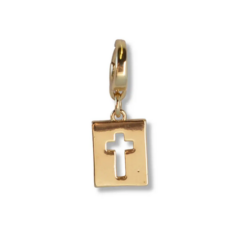 Hollow Cross Charm