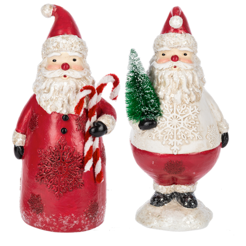 Frosty Santa Figurines