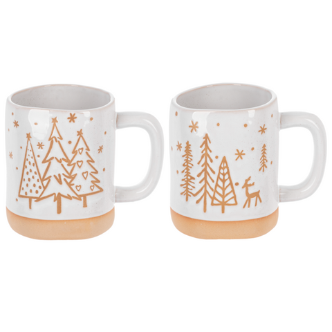 Winter Tree Mugs