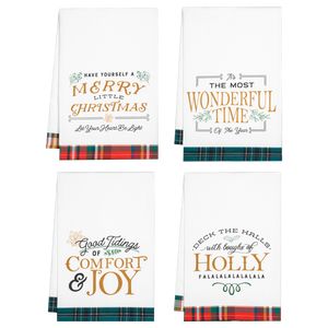 Holiday Message Tea Towels