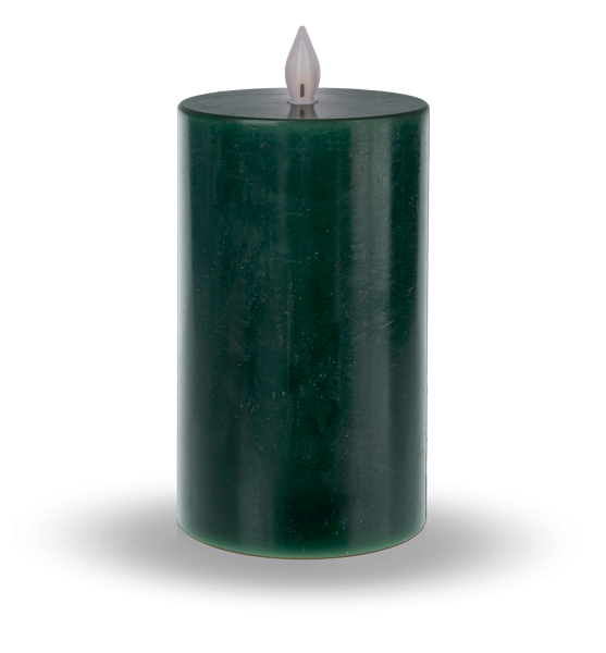 Winter Green Wax LED Pillar Candle(Medium)
