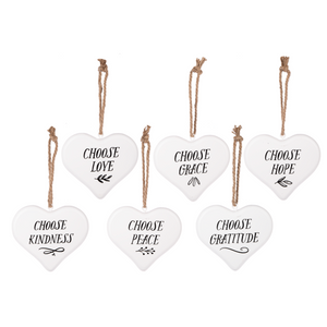 Choose Love Heart Ornament