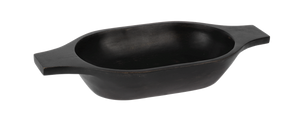 Black Dough Bowl with Handles