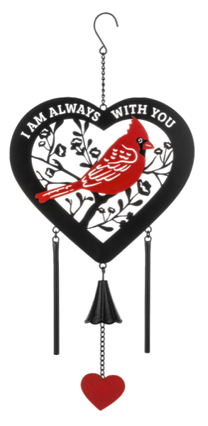 Laser Cut Cardinal Memorial Chime