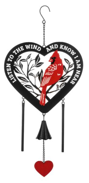 Laser Cut Cardinal Memorial Chime