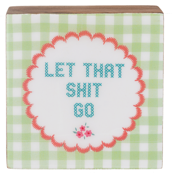 Cheeky Chic Message Art Blocks