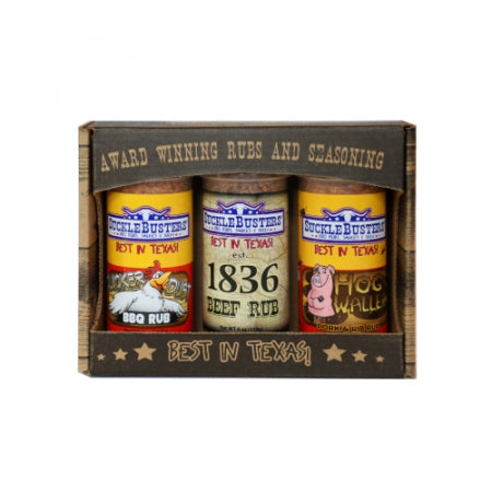 Gift Box BBQ Rubs 3 Small Jars