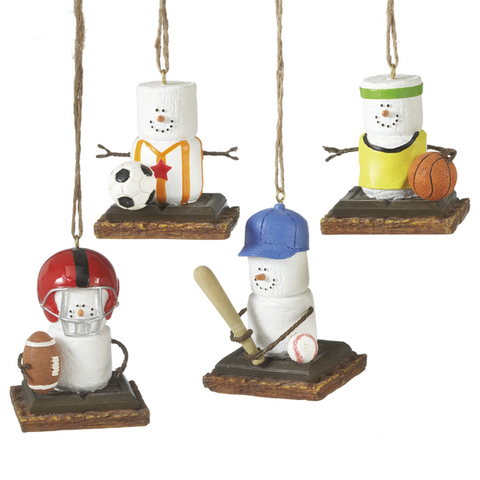 S'mores Team Sport Ornaments