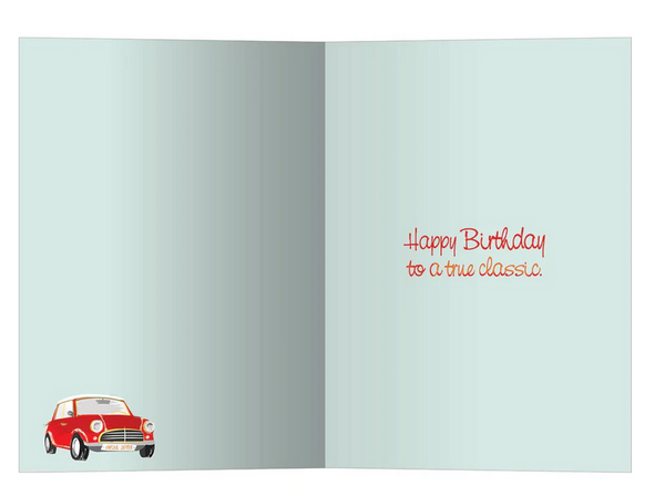 Classic Car Birthday Card