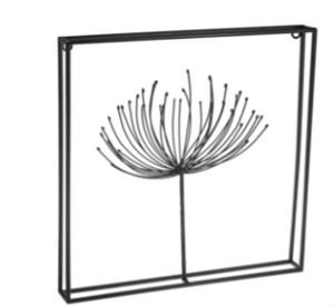 Wirework Flower Shadowbox Wall Art