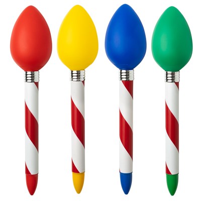 Christmas Jumbo Light Up Bulb Pen